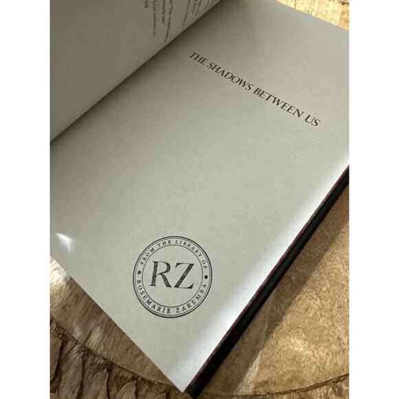 The Shadows Between Us by Tricia Levenseller Hardcover Book Sprayed Edges - Picture 7 of 7